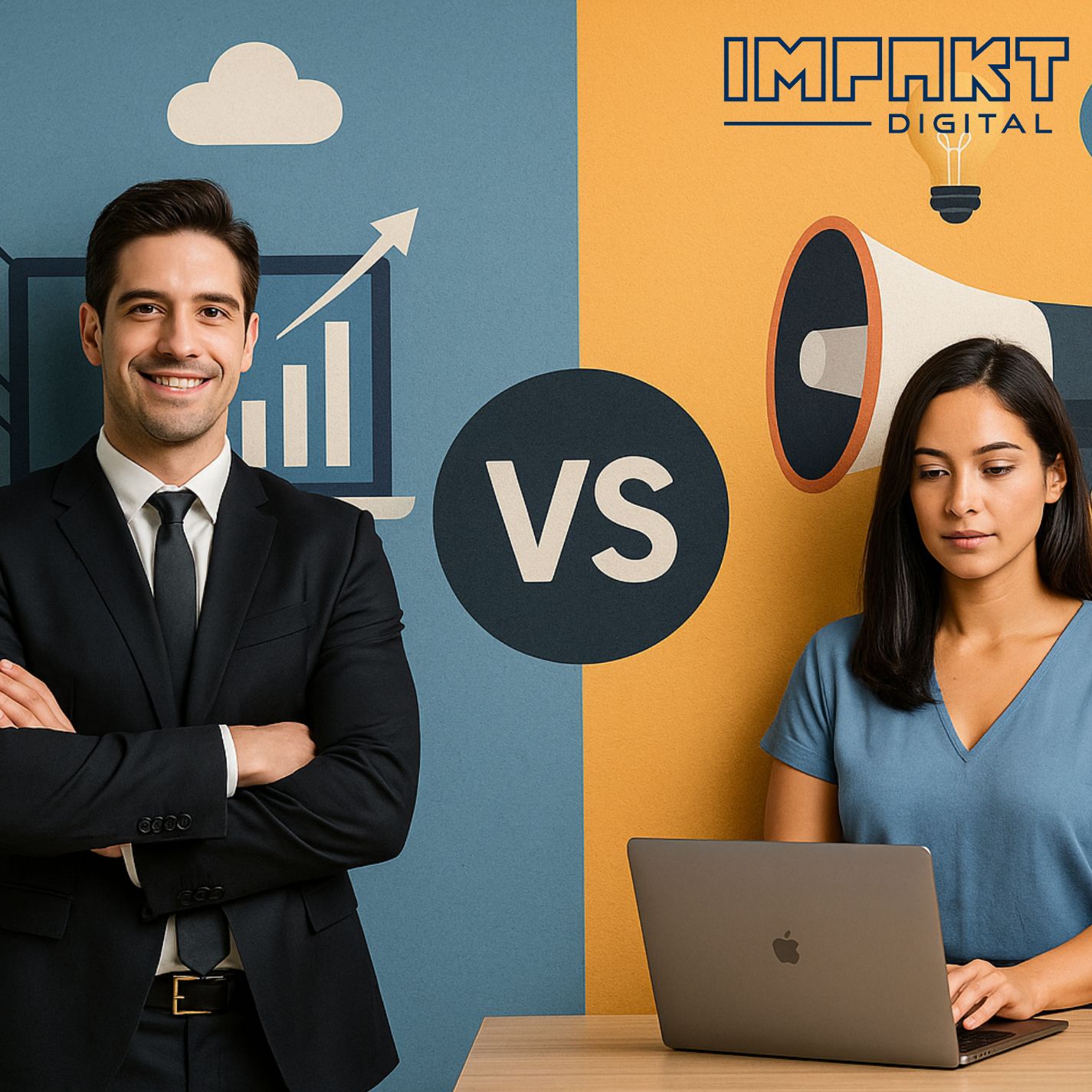 digital marketing vs transformation